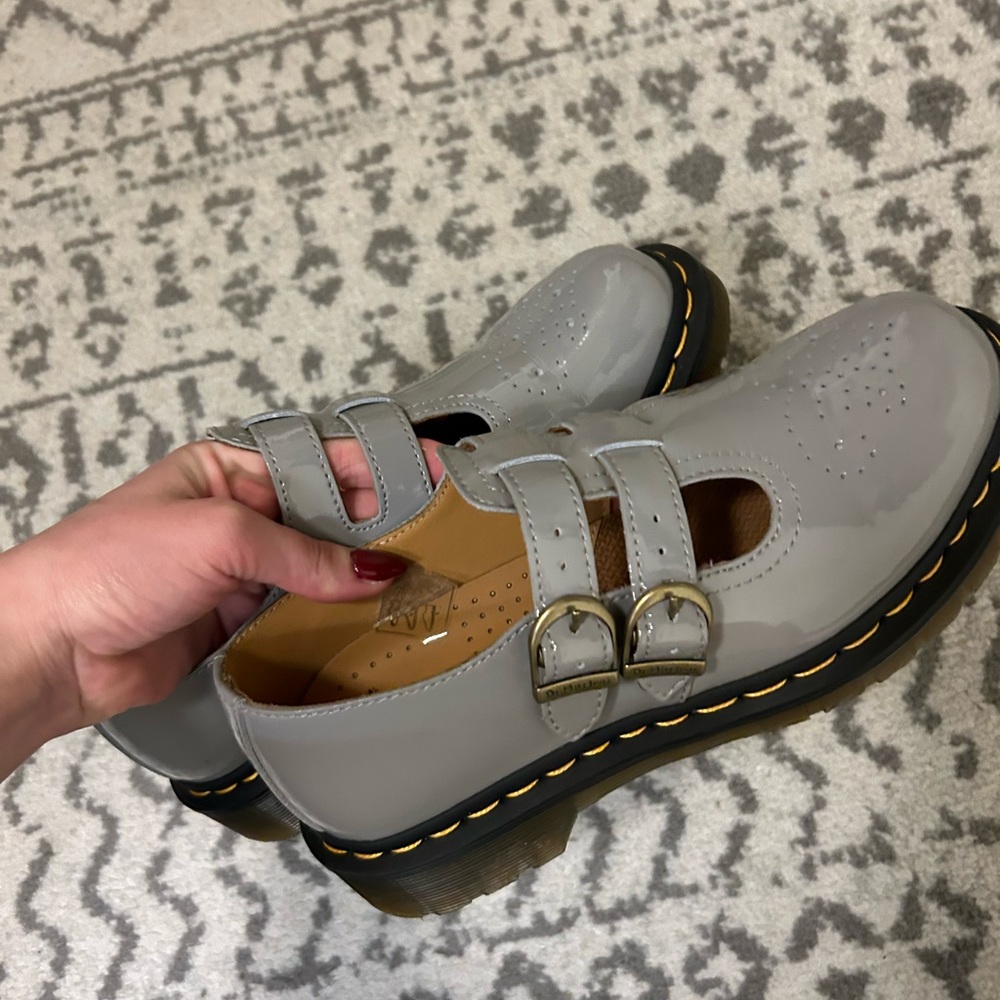 Doc Marten purple Mary Janes